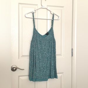 Torrid double layered arrow print swing Cami